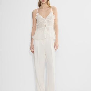 Aritzia Effortless Pant - Crepette in Light Burch